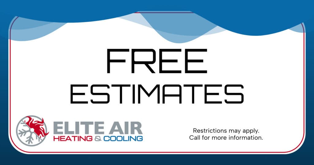 Elite Air Heating and Cooling HVAC special for a free estimate. Call 231-903-2077 for details.