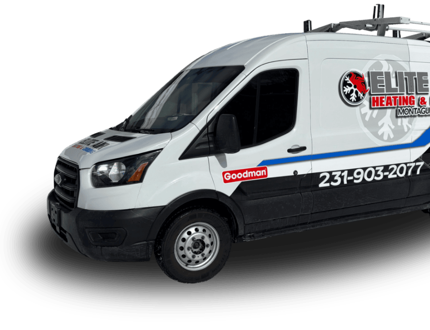 Elite Air Heating & Cooling service vehicle.